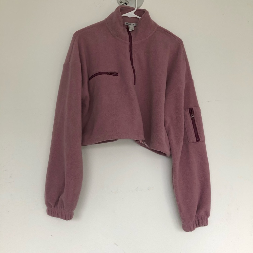 Forever 21 Cropped Fleece, Large